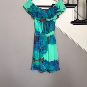 Bebe off the shoulder dress